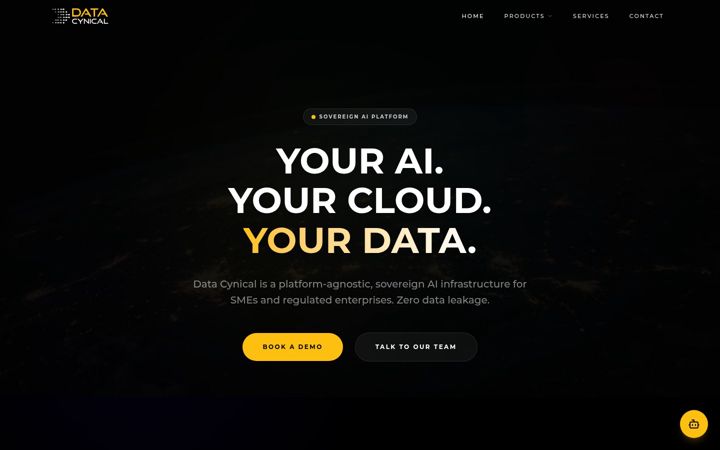 Screenshot of datacynical.com