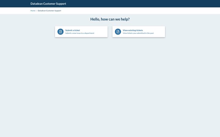 Screenshot of datadeanhelp.com