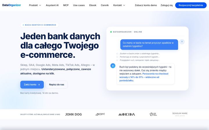 Screenshot of datadiary.com.pl