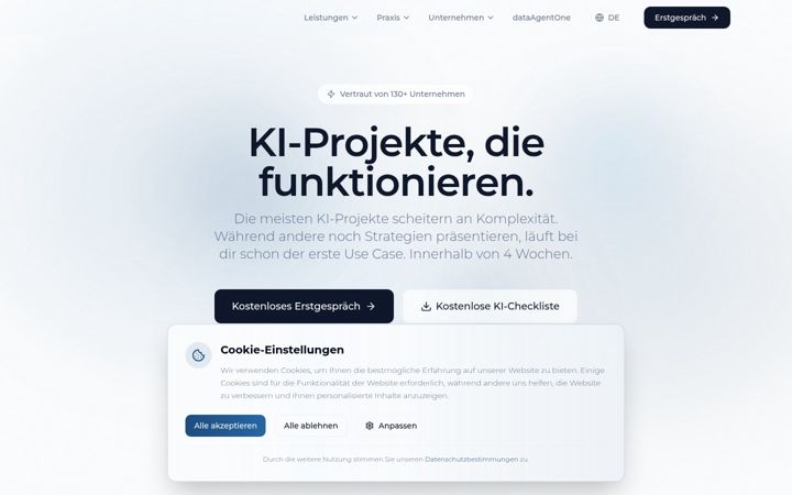 Екранна снимка на datadice.io