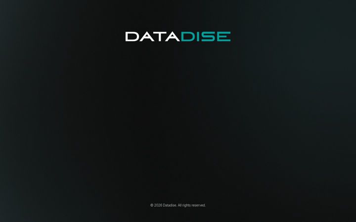 Posnetek zaslona datadise.com