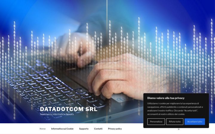 Screenshot von datadotcom.it