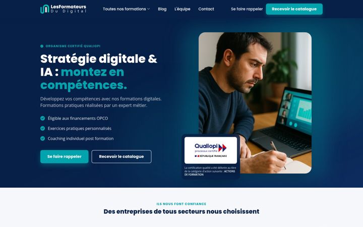 Zrzut ekranu datadrivensolution.fr