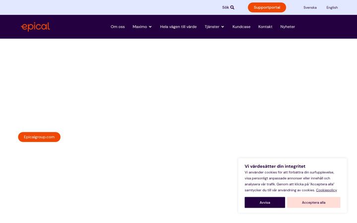 Screenshot of datadrivnafabriken.com