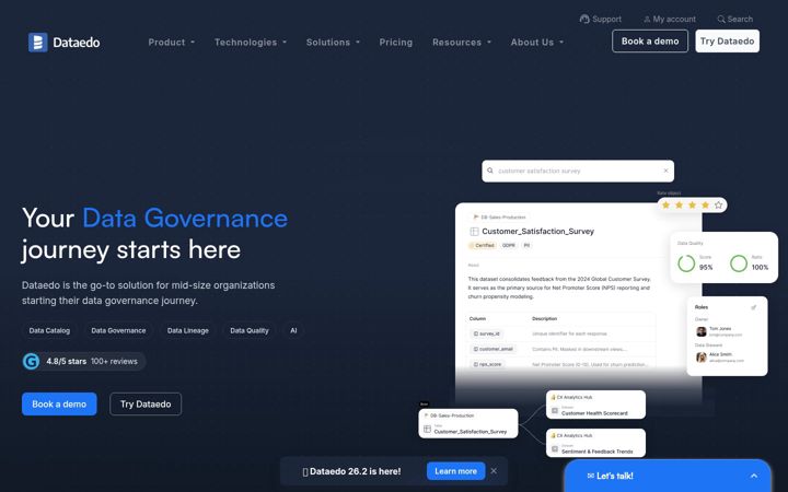Screenshot of dataedo.pl