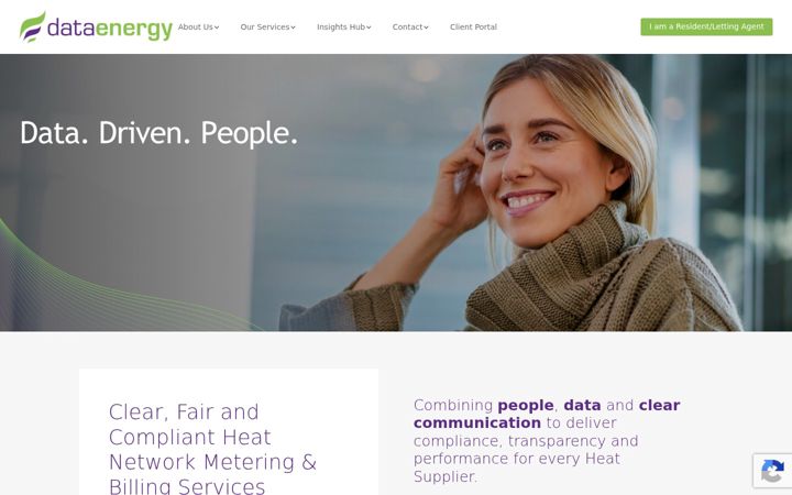 Screenshot of dataenergy.co.uk