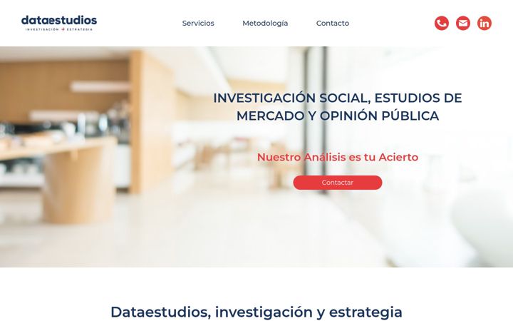 Screenshot of dataestudios.com
