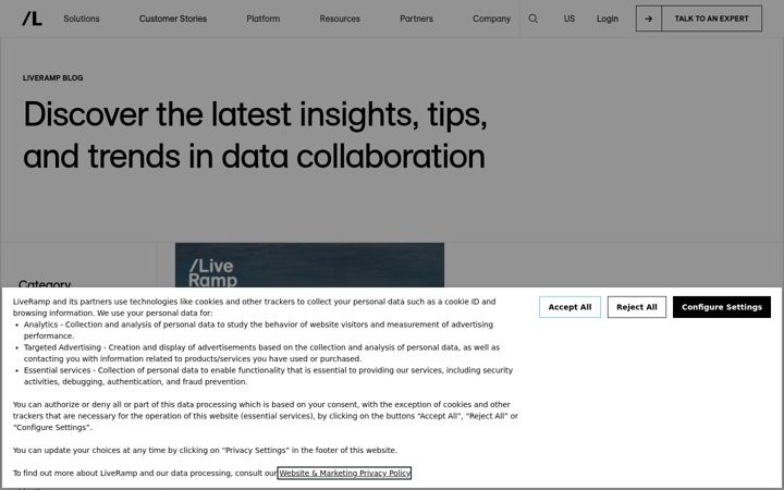 Screenshot of datafleets.com
