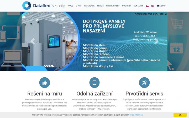 Screenshot of dataflex-security.com