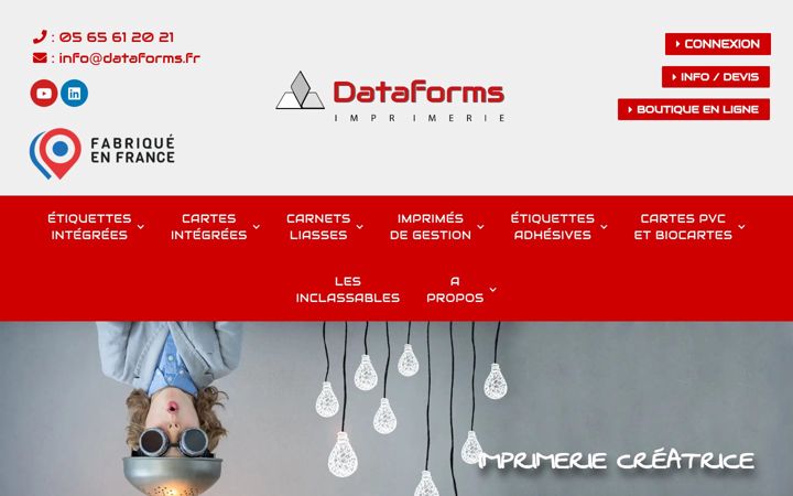 Zrzut ekranu dataforms.fr