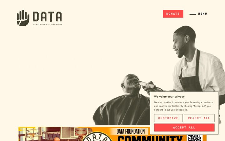 Screenshot of datafoundationinc.org
