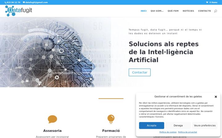 Screenshot of datafugit.com