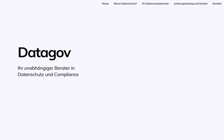 Screenshot of datagov.ch
