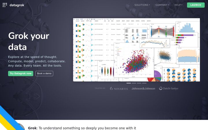 Screenshot di datagrok.ai