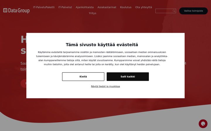 Screenshot di datagroup.fi