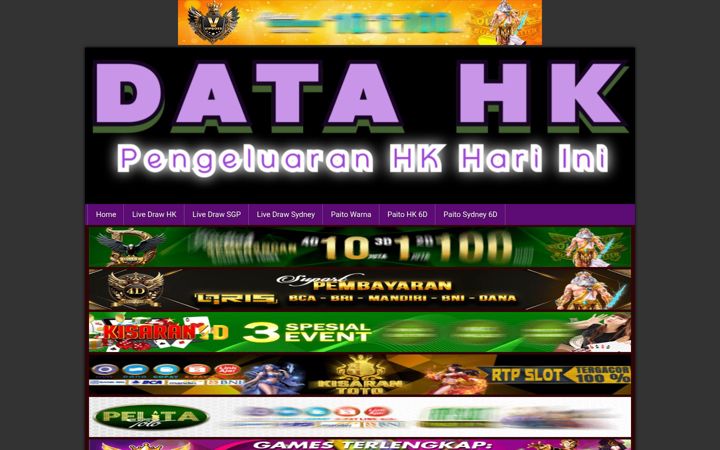 Screenshot di datahk.today