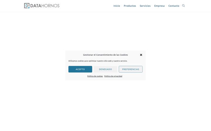 Screenshot of datahornos.com
