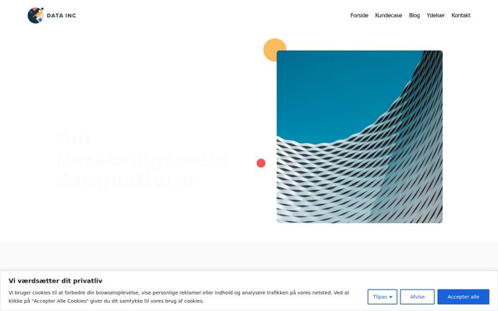 Screenshot of datainc.dk