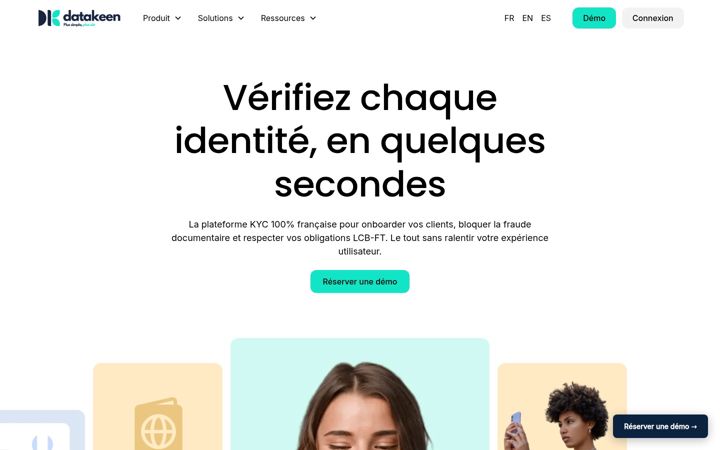 Capture d'écran de datakeen.co
