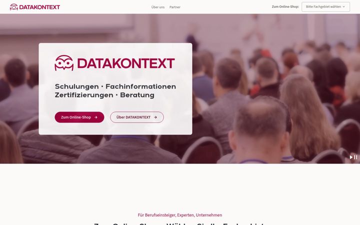 Screenshot of datakontext.com