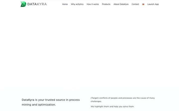 Screenshot of datakyra.com