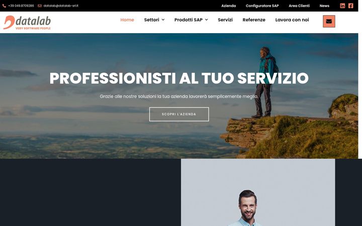 Screenshot ta' datalab-srl.com