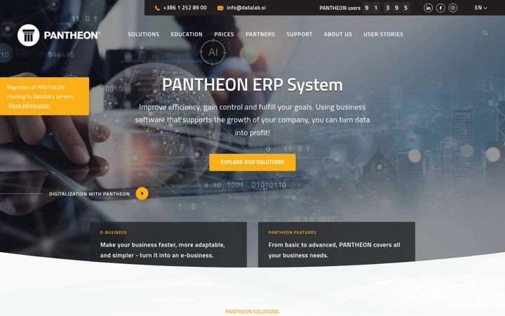 Екранна снимка на datalab.eu