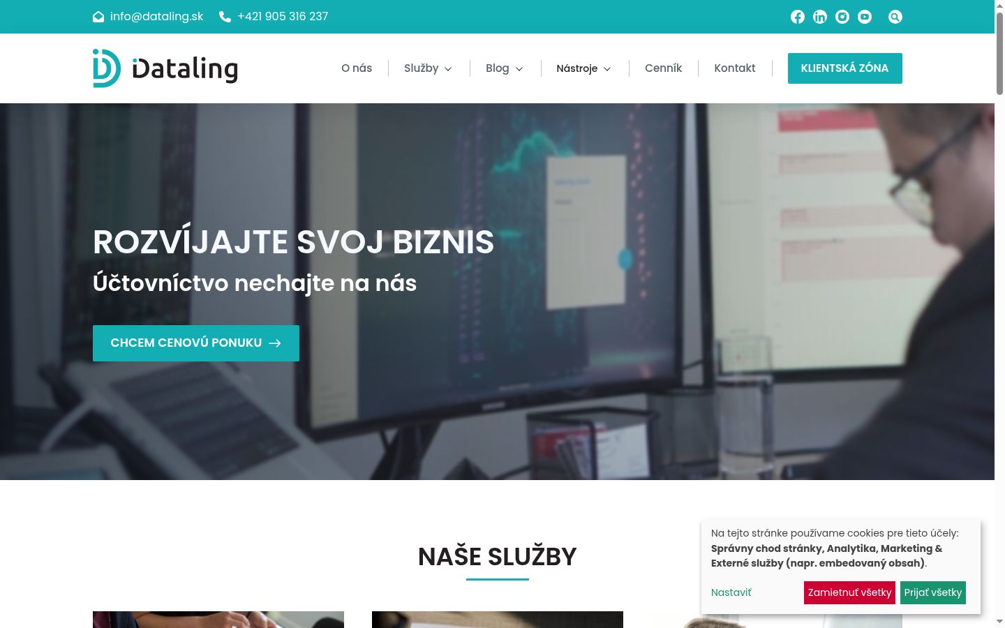 Sutikimo reklamjuostės, rodytos prieš bet kokią sąveiką, ekrano kopija