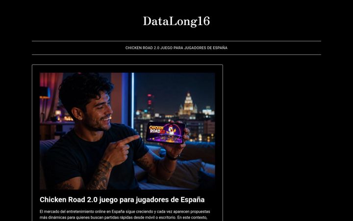 Ekraanipilt saidist datalong16.es