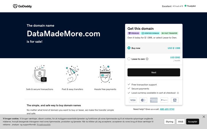 Screenshot of datamademore.com
