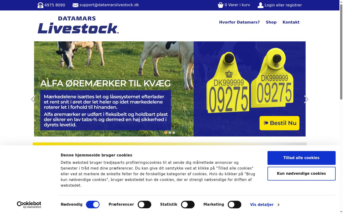 Screenshot tal-banner tal-kunsens muri qabel kwalunkwe interazzjoni