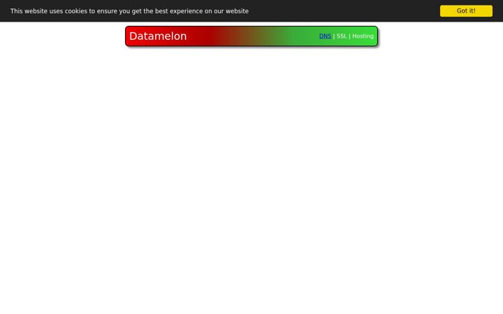 Snimka zaslona za datamelon.se