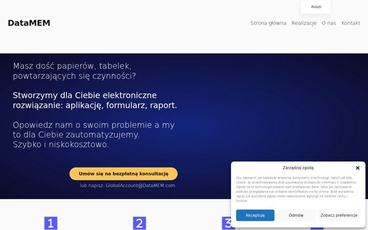 Screenshot του datamem.pl