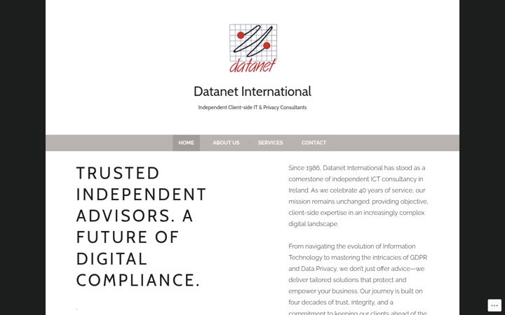 Screenshot di datanet.ie