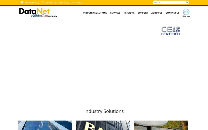 Screenshot of datanet.ug