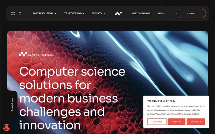 Screenshot of datanexus.gr