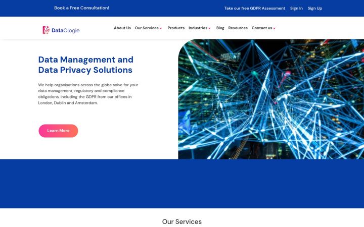 Screenshot of dataologie.com