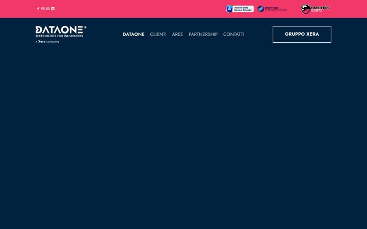 Screenshot von dataone.it