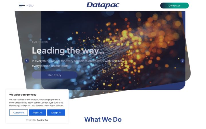 Screenshot di datapac.ie