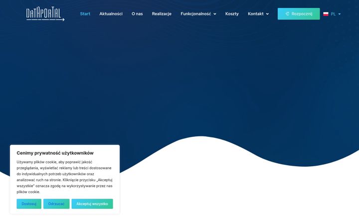 Screenshot του dataportal.pl