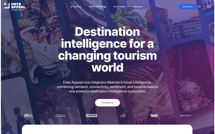 Екранна снимка на datappeal.io