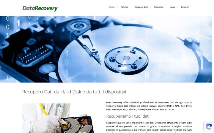 Screenshot von datarecovery.it