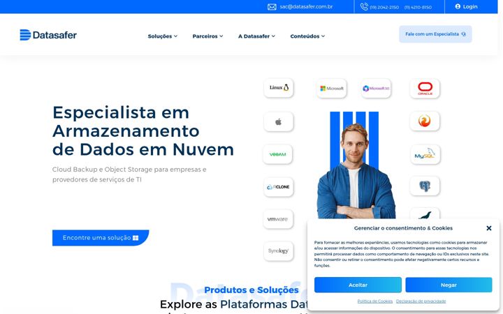 Képernyőkép: datasafer.com.br