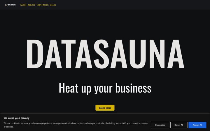 Screenshot di datasauna.fi