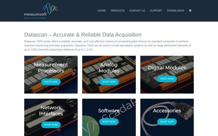 Screenshot of datascandaq.com