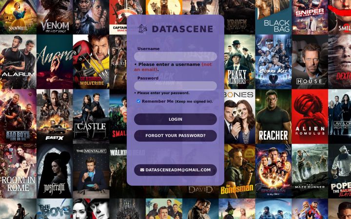 Екранна снимка на datascene.net