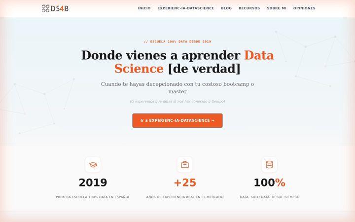 Screenshot of datascience4business.com