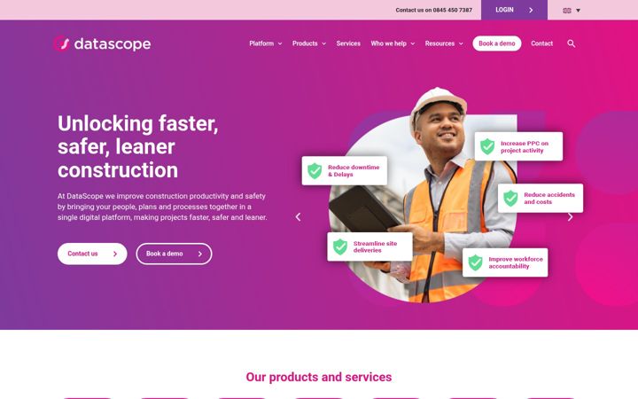 Captura de pantalla de datascopesystems.com