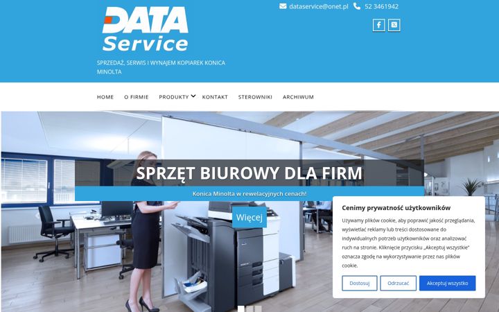 Screenshot of dataservice.com.pl