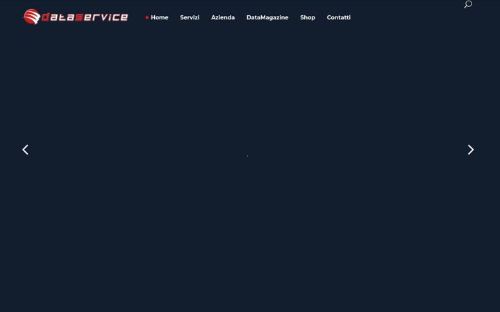 Screenshot von dataserviceit.it